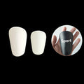 8.3*5.5 cm Kid Teenager PBT Plain Blank Mini White Sublimation Soccer Shinguards Heat Transfer Printing Football Calf Shin Pads