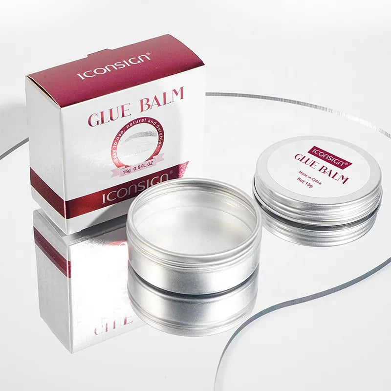 2023 ICONSIGN New Glue Balm for Lash Lift and Brow Lift 15 g for Eyelash Perming Balm Private Label Bergamot