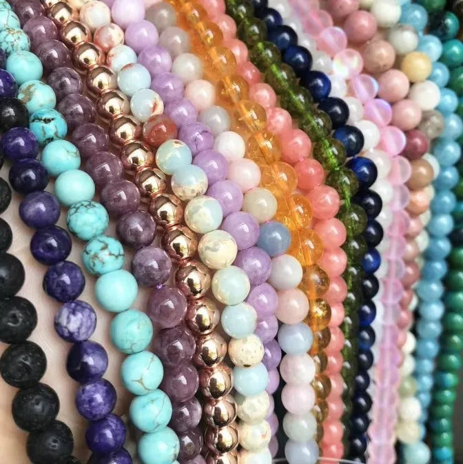 Natural 6mm 8mm 10mm Loosing Beads Customization Bracelet Lapis Lazuli Stone DIY Necklace Semi-precious String Rounds Beads