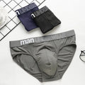 Wholesale Fashion Mens Briefs Underwear Solid Color Mens Briefs Breathable Wide Waistband Mens Shorts