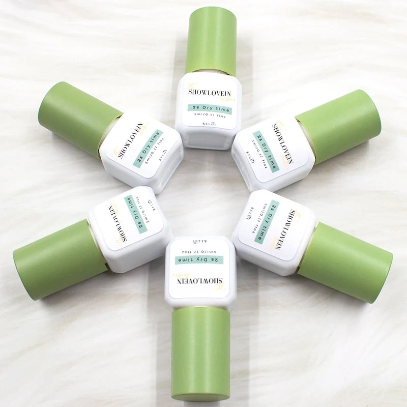 Made in Korea Waterproof 0.3 0.5 1 Second Eyelash Glue Fast Dry Eyelash Extensions Glue MegaBDM