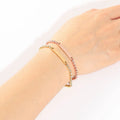 Popular High Quality Shining Zircon Tennis Chain Women Bracelet Personalized Customized Engraved Name Bracelets for Women Gift