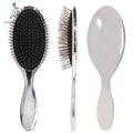 New Arrival Electroplating  Hair Brush Steel Needle With Ball Air Cushion Brush for Women With Private Label
