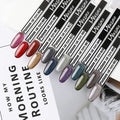 High Quality Mixcoco New Arrival Shiny High Pigment Cat Magnet Glitter Platinum Cat Eye Gel Polish