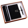 Promotional Annual Luxury Cooperate Hot Classical Business Notebook Diary with Pen Men Gift Sets with Custom Logo