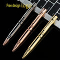 Luxury Personalized Ballpoint Pen Plastic Components Bolt Action Mechanism Electroplating Finish Multi Colors Brass Stainless