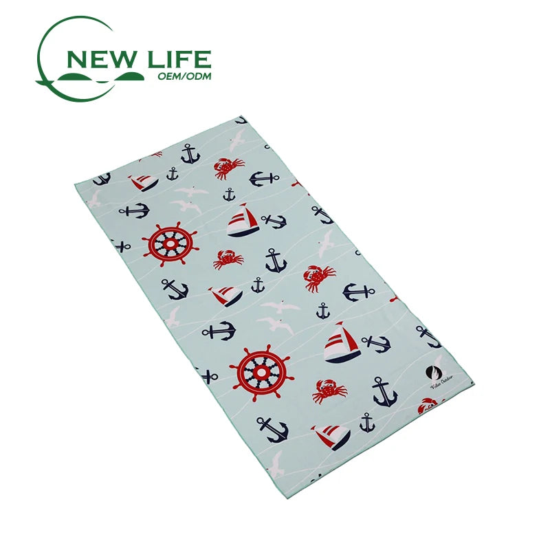 Microfiber Custom Printed Sand Free Quick Dry Ant Yoga Sustainable Beach Towel Ant Towel for Travel MegaBDM