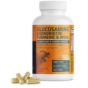 Turmeric Joint Support Supplement Private Label Glucosamine Chondroitin Capsules MSM Tablet