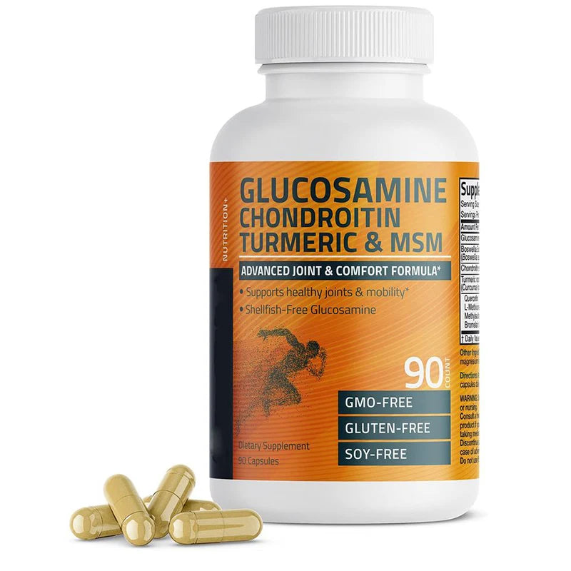 Turmeric Joint Support Supplement Private Label Glucosamine Chondroitin Capsules MSM Tablet