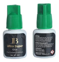 Wholesale 2s Liquid Alcohol Free Eyelash Adhesive 5ml IB Ultra Super Glue Green Cap Private Label Black Glue 5-6 Weeks