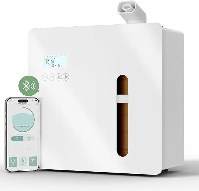 2025 Upgraded Smart Scent Air Machine for Home Hotel Collection Diffuser  HVAC Waterless Essential Oil Diffuser for Large Room