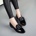 Beautiful Bowtie Low Heel Ladies Shoes 2021 Comfortable Breathable Ladies Pumps Hard-wearing Formal Shoes