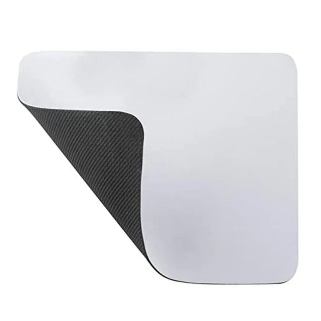 White Blank Sublimation Mouse Pad Neoprene  Base Fabric Surface Square Mouse Pad Cup