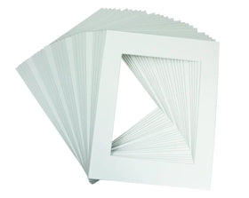 Customized Wholesale Acid Free Diagonal Cutting Paperboard/passepartout Frames/matboard Paper Frame