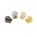 Nolvo World 4 Colors 2 Sizes N5# M5# Metal Teeth Head+nylon Teeth Head Puller Zipper Head for Garment/luggage case