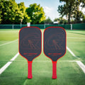 GET MOVING  T700 Carbon Fiber Rough Surface Grip Pickeleball Paddle With Carrying Bag
