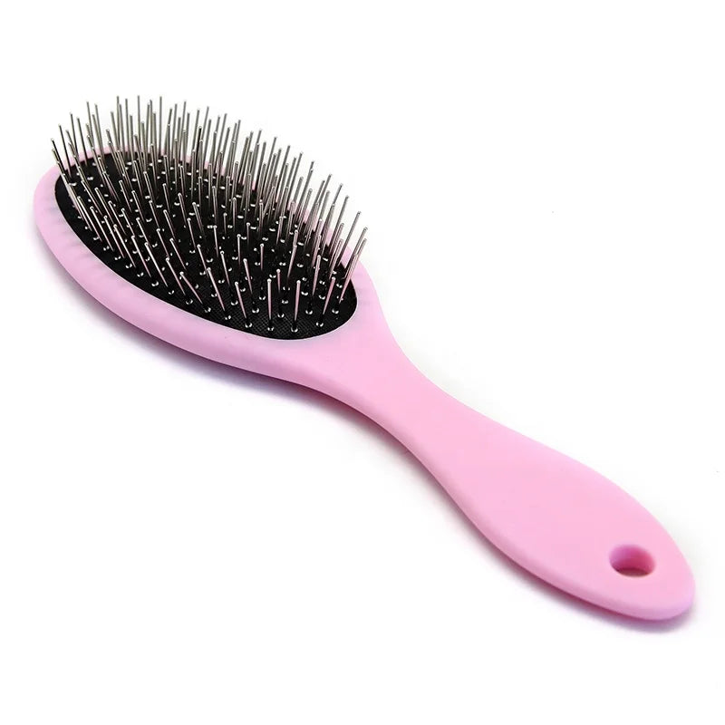 Baoli ODM Stainless Pin Brush Dog Strong Pins Quickly and Easily Brush Out Heavy Coats Without Causing Damage Pet Pin Brush