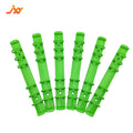 Green/Yellow/Pink/White/Gold Nickel Plated Metal Ring Binder Clamp Environmental Electroplating 6 Rings 292mm Clip Length for