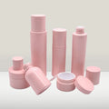 Private Label Recycled Frosted Pink Skin Care & Wigs Packaging Set 120ml Biodegradable PET Bottle with Screw Cap