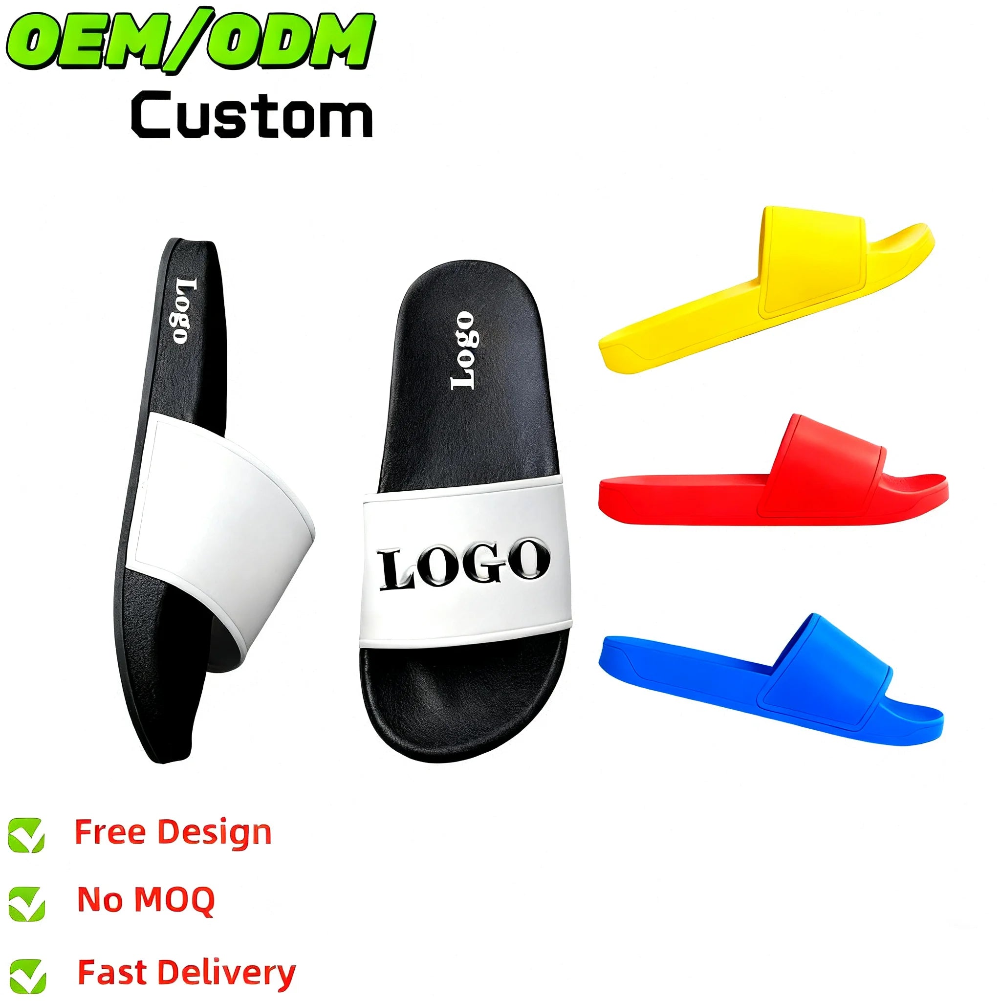 2025 Super Factory Summer Slipper Brand Logo Custom Designer Slider Men's Home Slides Custom Logo Slippers for Women Men