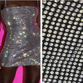 Hot Sale Jersey Fabric With1mm 2m 3mm High-Quality Crystal AB Rhinestones Hotfix SS16 Stones for Skirt
