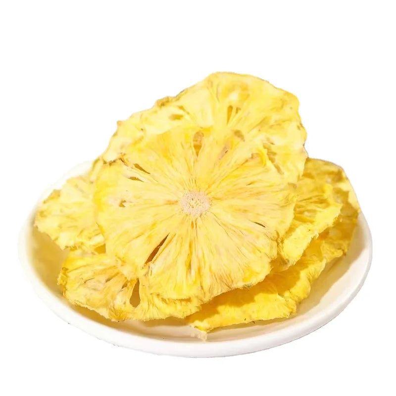 HUARAN Wholesale Price Supply Fruits Tea Natural Dry Pineapple Chips Dried Pineapple Slices