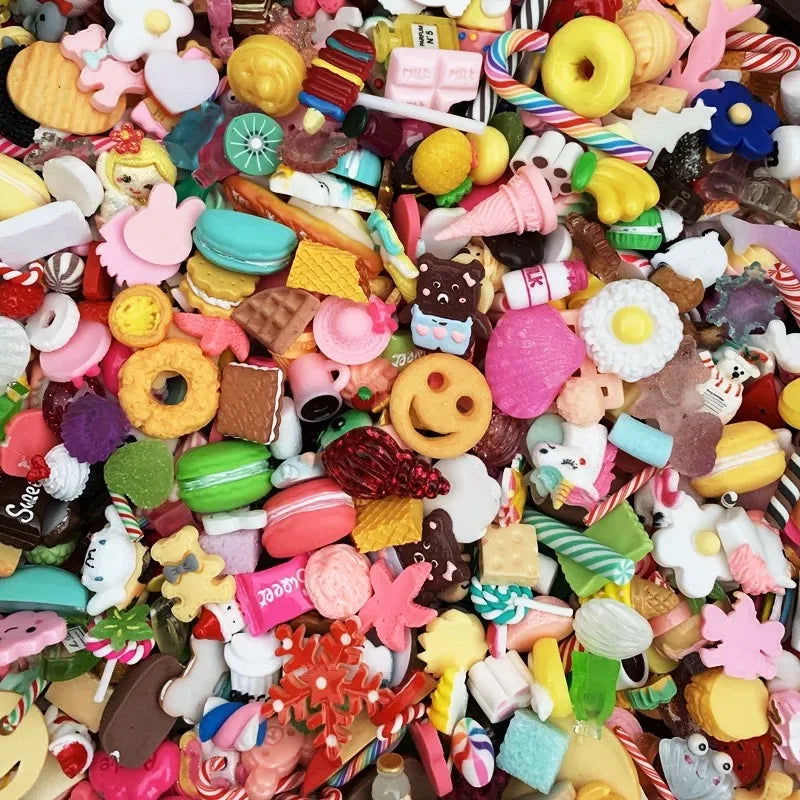 Good Quality Resin Decorative Dessert Phone Case Back Chocolate Ice Cream Resin Crafts