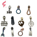 LiHui High Quality Custom Your Own Shape 3D Zipper Puller Custom Name Metal logo Zipper Pulls for Clothing/handbag