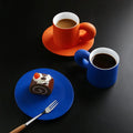 Solhui Luxury Ceramic Coffee Mug Set Gift Box INS High- Grade Designed Mug With Sacuer