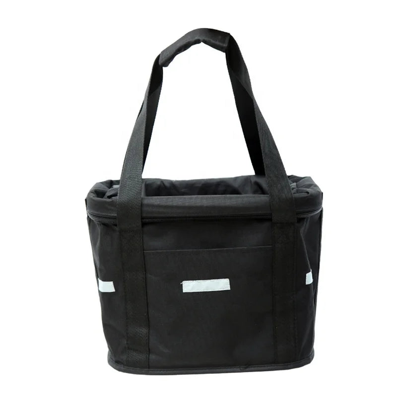 Good Selling Portable Folding Pet Dog Bike Basket with Handle Waterproof Carry for Easy Travel