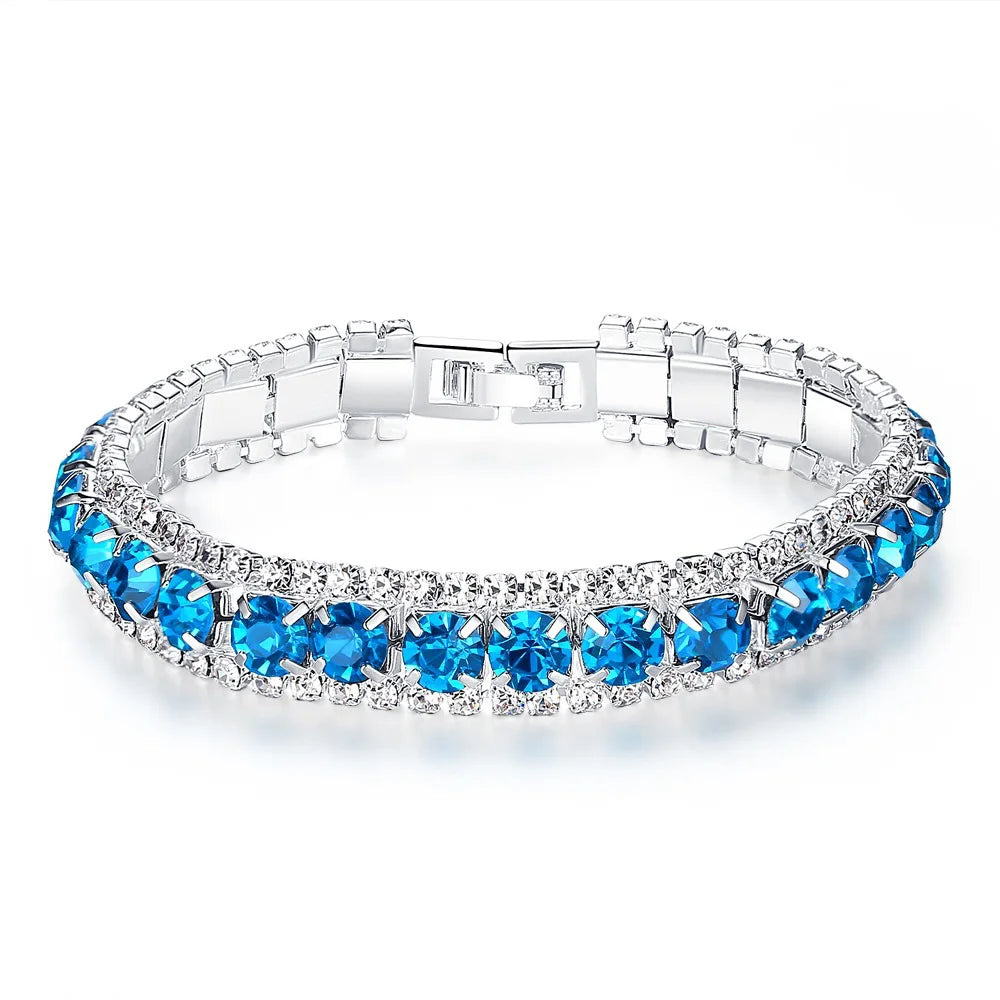 2025 Crystal Wholesale  Diamond Zircon Tennis Bracelet Women