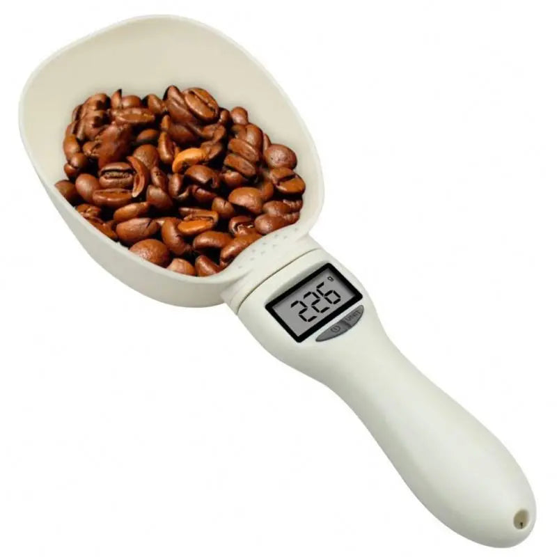 Electric Pet Food Measurer kyaL Pet Feeding Spoon Scale