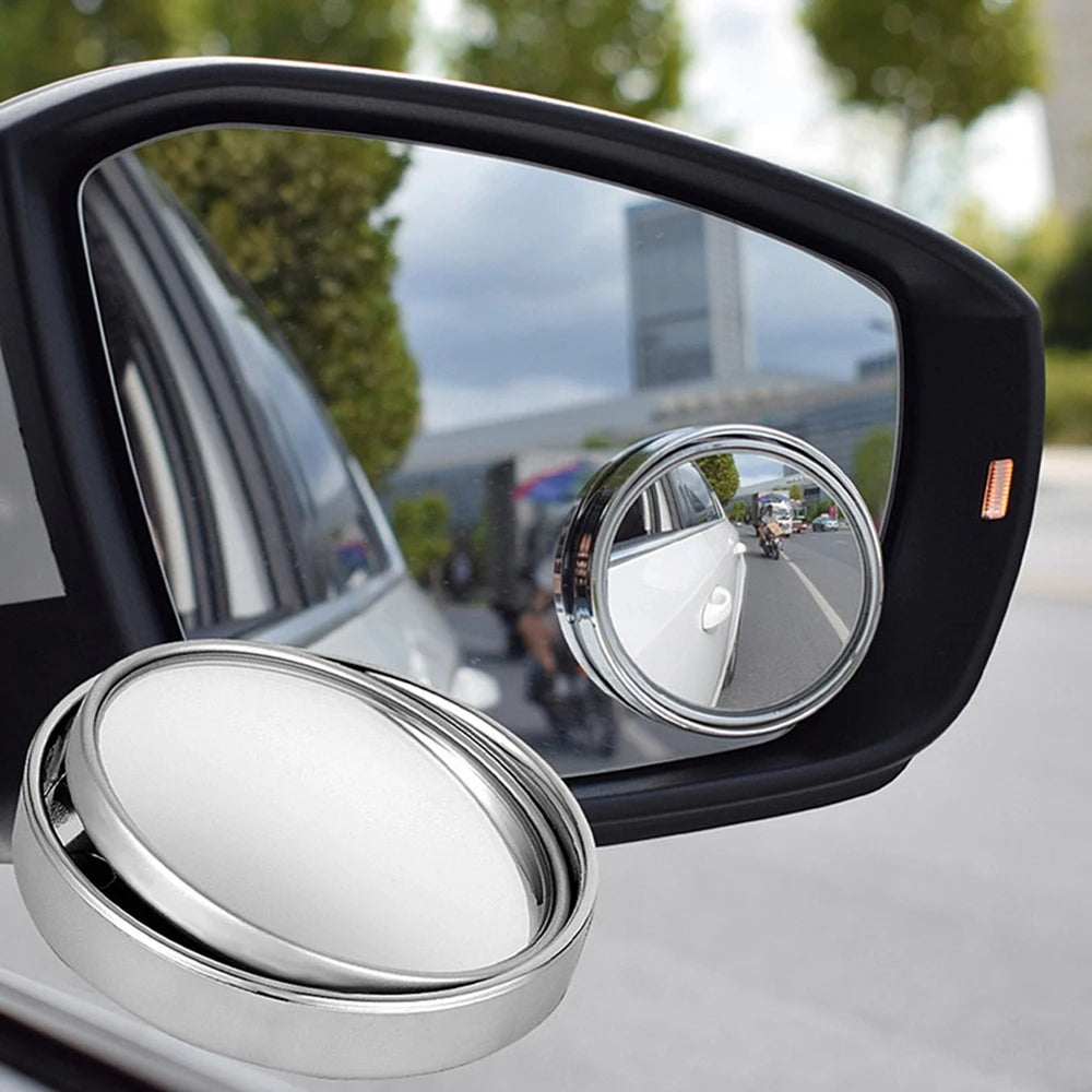 Factory Price 2pcs Car Blind Spot Mirror 360-degree Wide Angle Adjustable Rotation Round Auto Accessories Car Rearview Mirror