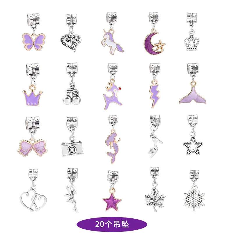 DIYJewelry Making Jewelry Gift Charm Bangle Bracelet Making Kit
