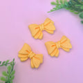 100PCS Kawaii Bowknot Resin Flatback Cabochons Cartoons Bows Crafts for DIY Crafts Making Scrapbook Embellishments