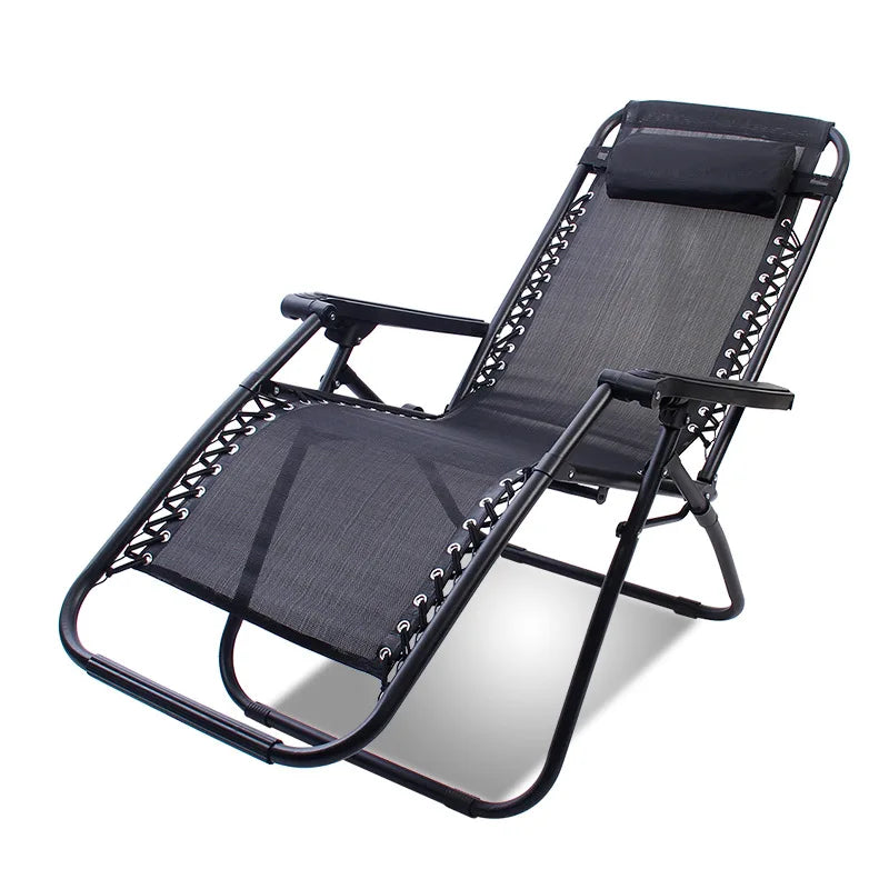Modern Zero Gravity Metal Folding Lounge Chair for Outdoor Camping Beach Office Garden Balcony Hotel Courtyard Durable Stylish