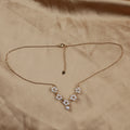 Fashion Elegant Flower Necklace Alloy Freshwater Pearl Jewelry Necklaces