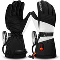 Optimized Heated Ski Gloves for Winter Sports for Snowboarding Hunting Biking Fishing Motorbiking Hiking