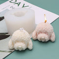 Early Riser DIY Teddy Dog Head Silicone Mold Soap Candle Gypsum Aromatherapy Mouldings Cake Tools Resin Crafts Kitchen Toys