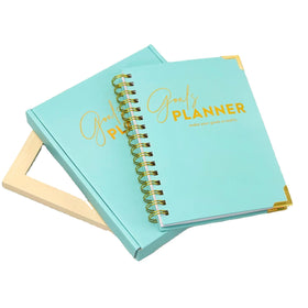 2024 Luxury Hardcover Spiral A5 Custom Printing Notebook Journal Weekly Daily Planner Ready to Ship