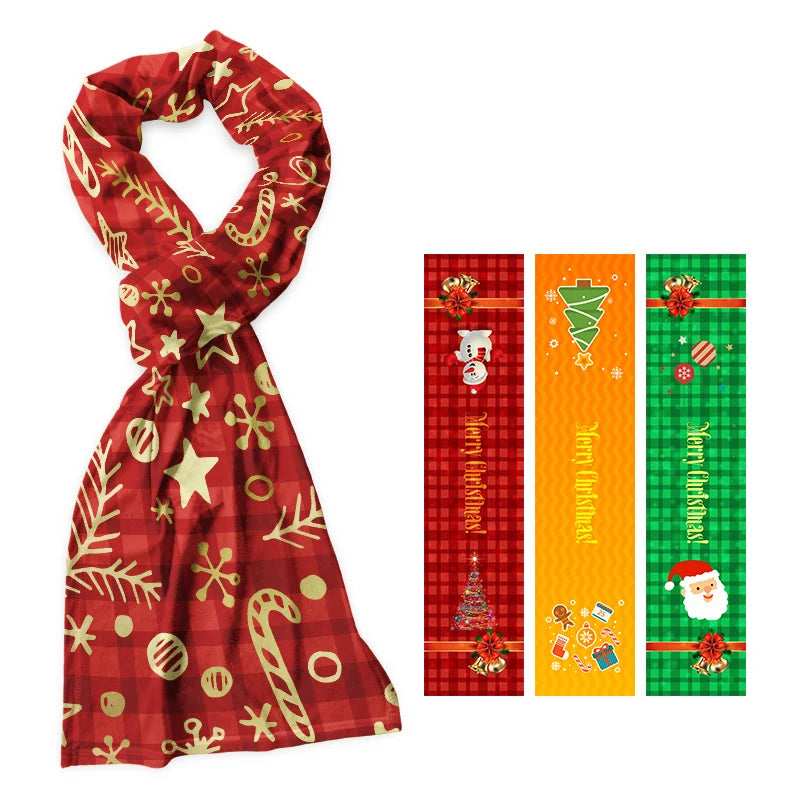 Hot Sale Scarf Custom Scarf Warm ScarfComfortable Luxury Custom Made Sublimated Softtextile Blanket Scarf