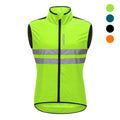 WOSAWE High Visibility Reflective Cycling Vest Breathable Windproof Bike Gilet for Running Fishing