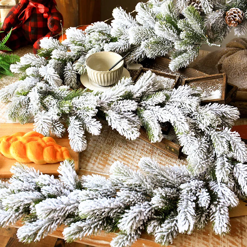Christmas Decoration Vine PE Simulation Snowfall Tree Snowfall Vine