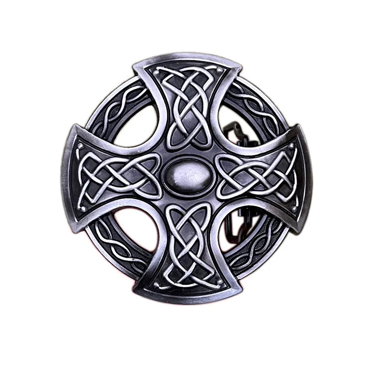 Fashion Viking Cross Belt Buckle for Men Gift Women Denim Belt Buckle