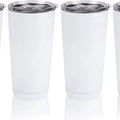 20oz Double Wall Stainless Steel Eco-Friendly Modern BKF Beer White Blank Sublimation Coffee Mug Car Tumbler Slide Lid Giveaways
