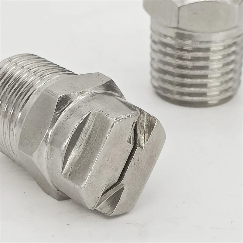 YUHU High Pressure 1/4 the Angle Can Be Customized SS Water Spray Flat Fan Nozzle