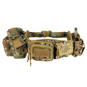 Yakeda Wholesale Padded Patrol Belts Waist Pockets Pouches Hunting Inner Tactical Belt Molle Cinturones Tactico