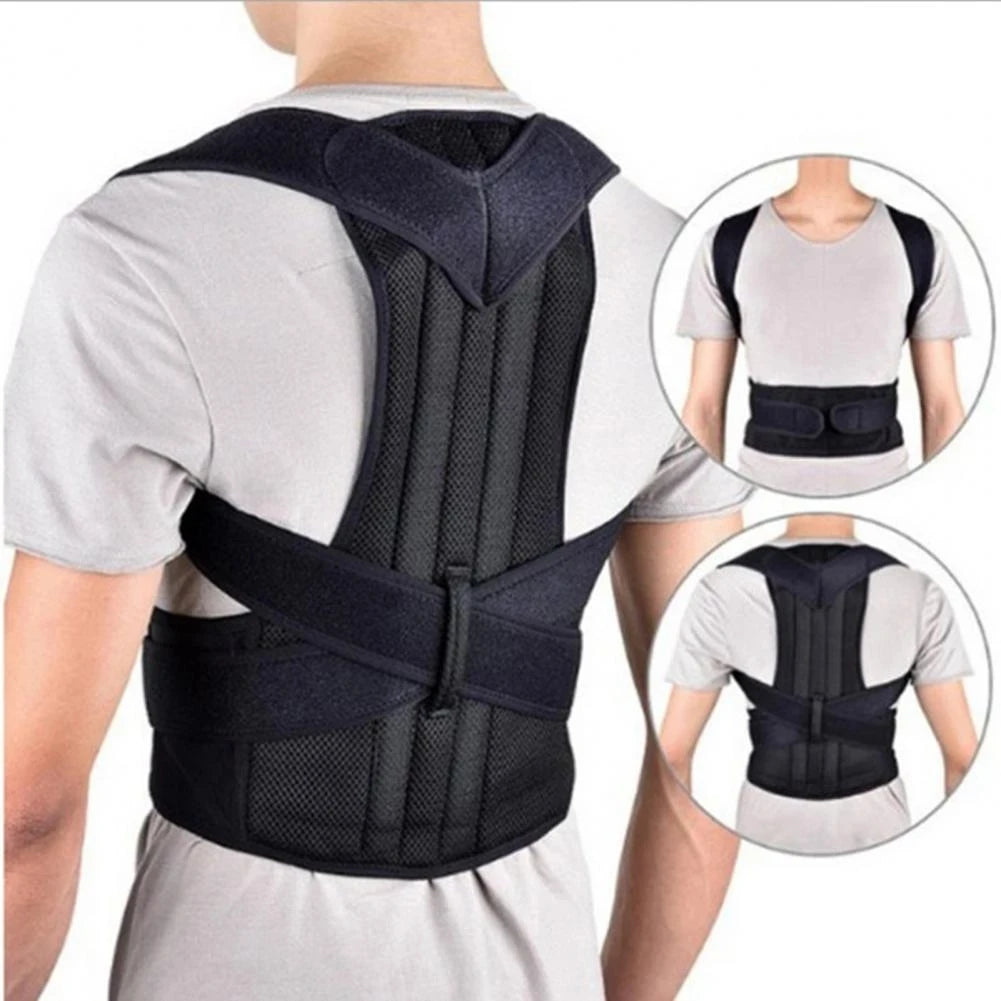 Posture Shoulder Straightener Correction Belt for Men Women 100% Polyester Home Exercise Support