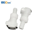 [FL0308CH] 3/8 Hose Barb Non-Valved In-Line Coupling Body Quick Connection Fittings