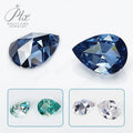 Flat Bottom Rose Pear Special Cut Moissanite Diamond Test Positive Natural Color Wholesale Supplier HandMade  Gra Moissanite